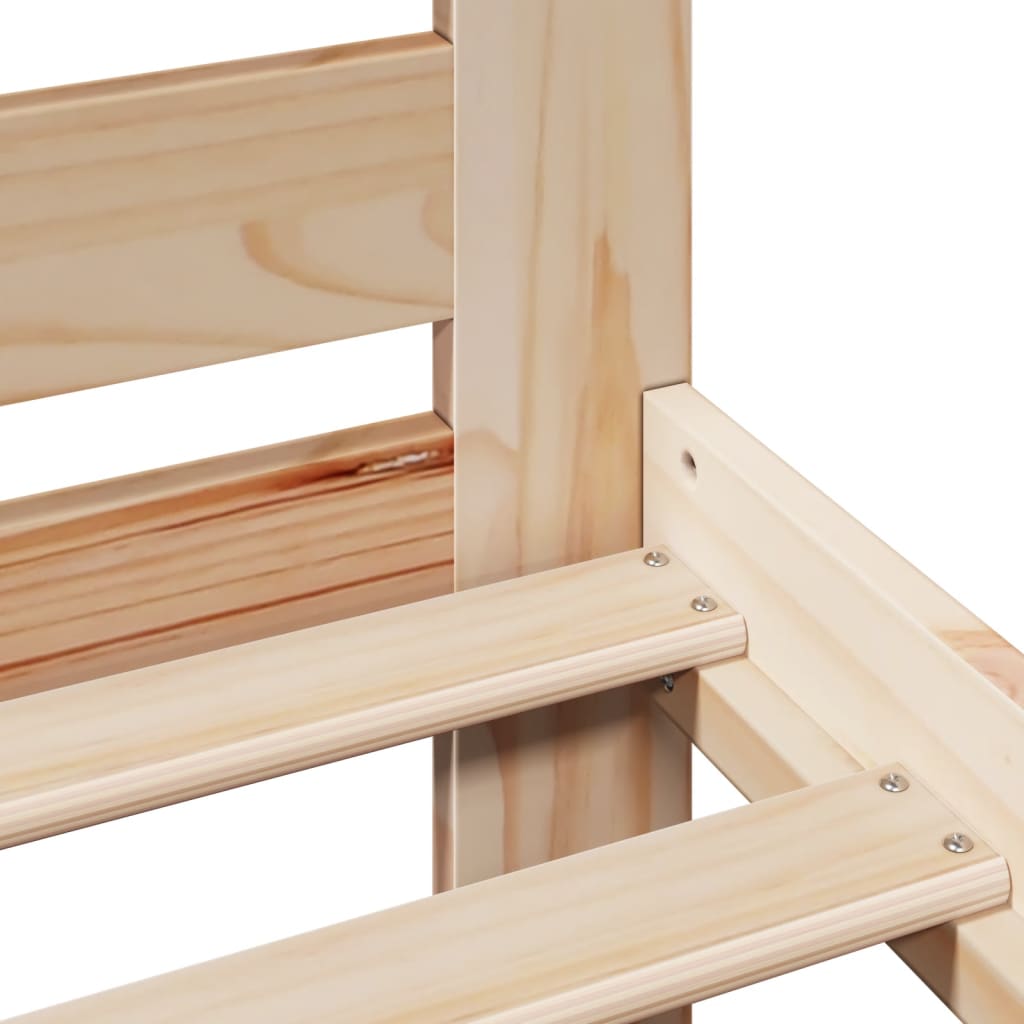 Bedframe zonder matras massief grenenhout 180x200 cm – afbeelding 7