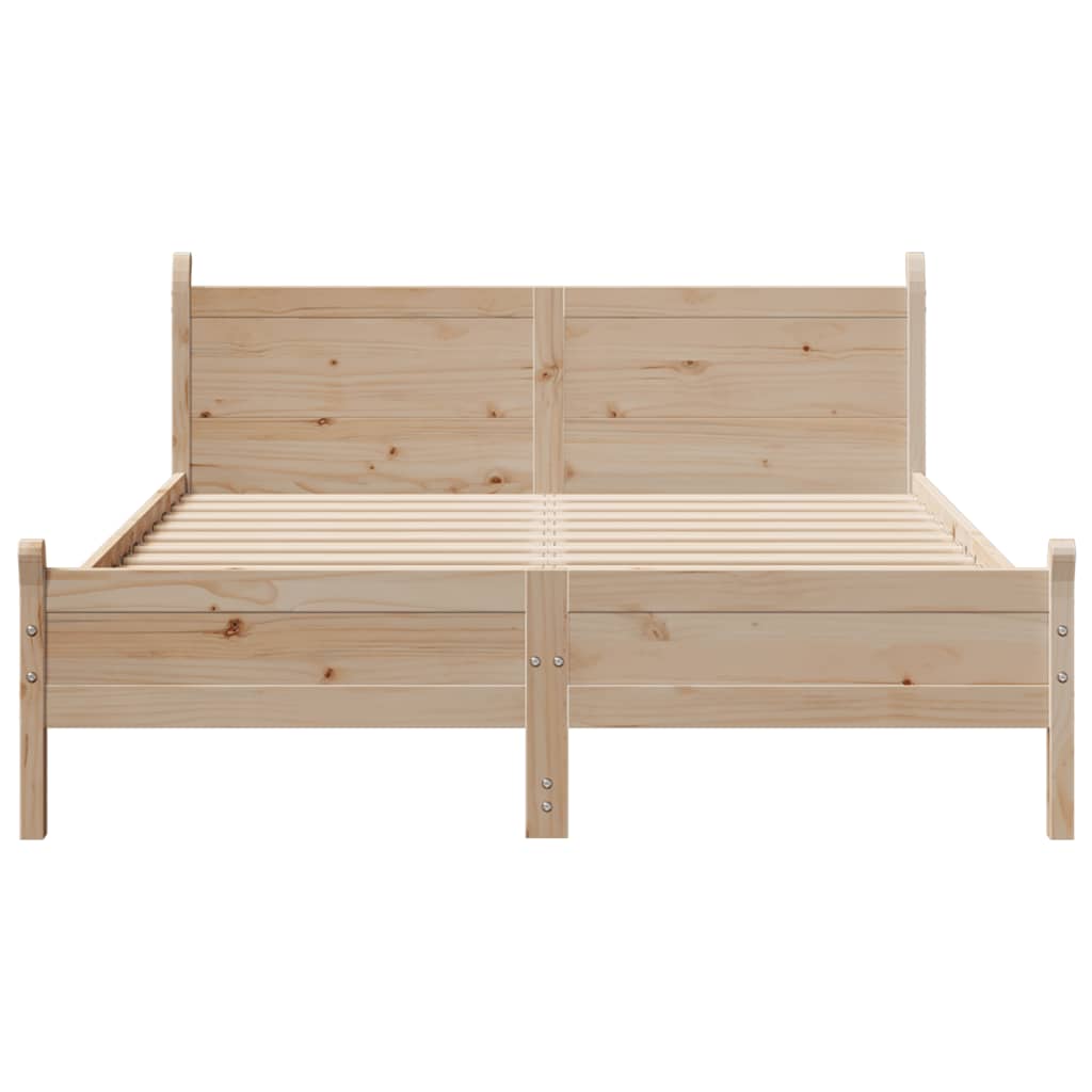 Bedframe zonder matras massief grenenhout 150x200 cm – afbeelding 4