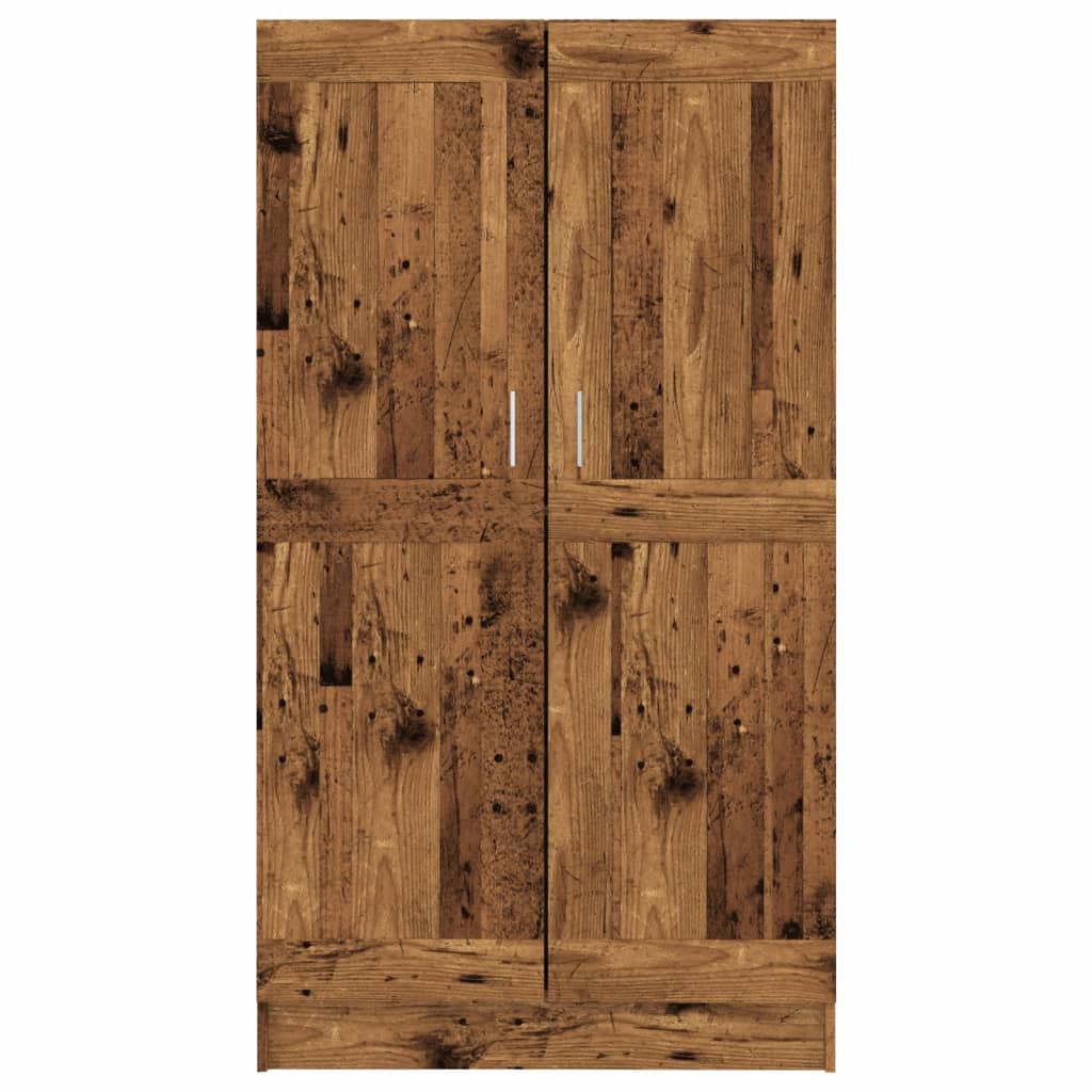 Boekenkast 82,5x30,5x150 cm bewerkt hout oud houtkleurig – afbeelding 5