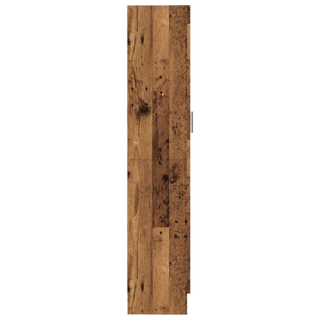 Boekenkast 82,5x30,5x150 cm bewerkt hout oud houtkleurig – afbeelding 6