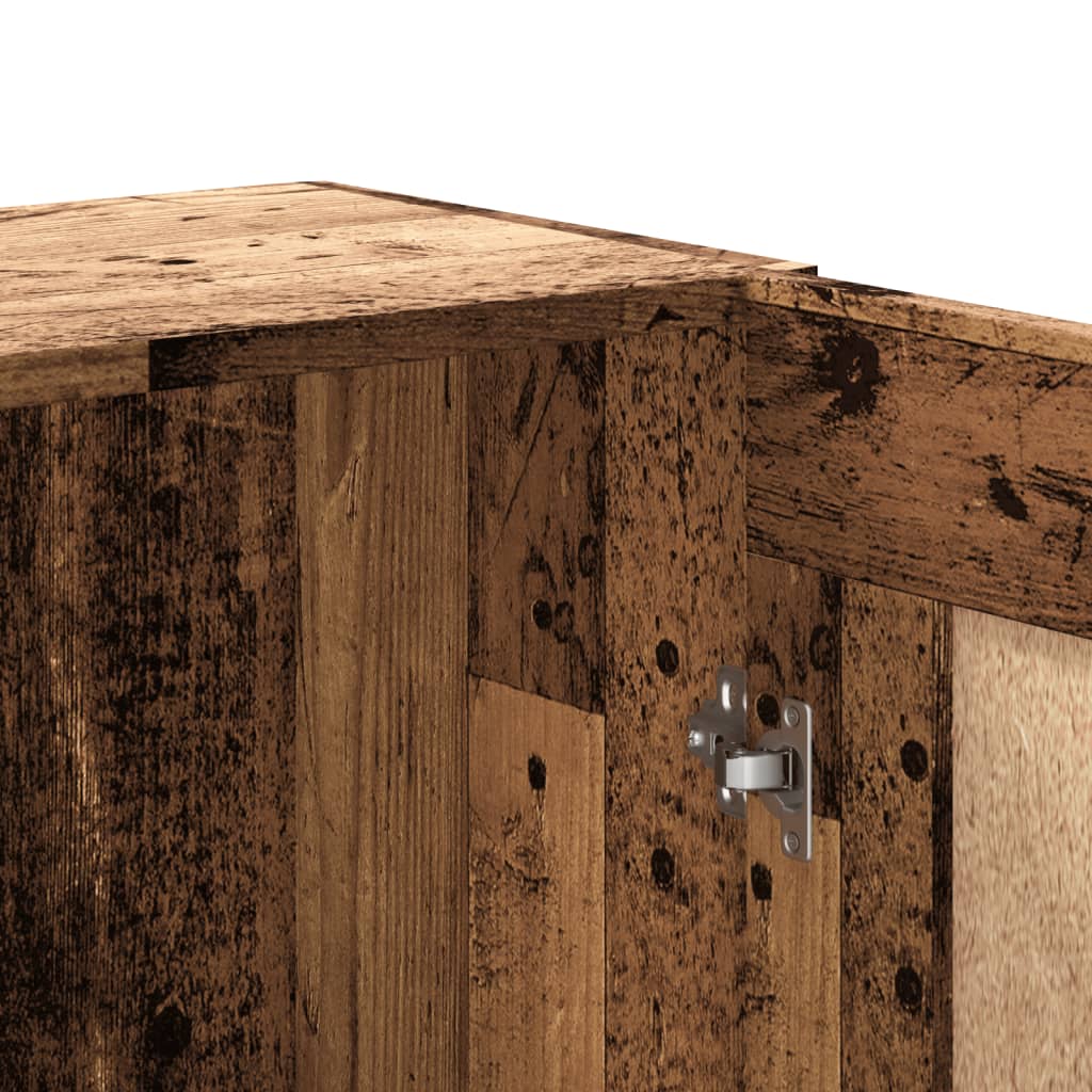 Boekenkast 82,5x30,5x150 cm bewerkt hout oud houtkleurig – afbeelding 9