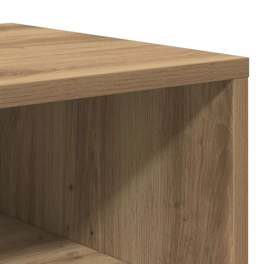 Tv-meubel 150x33,5x45 cm bewerkt hout artisanaal eikenkleur – afbeelding 8