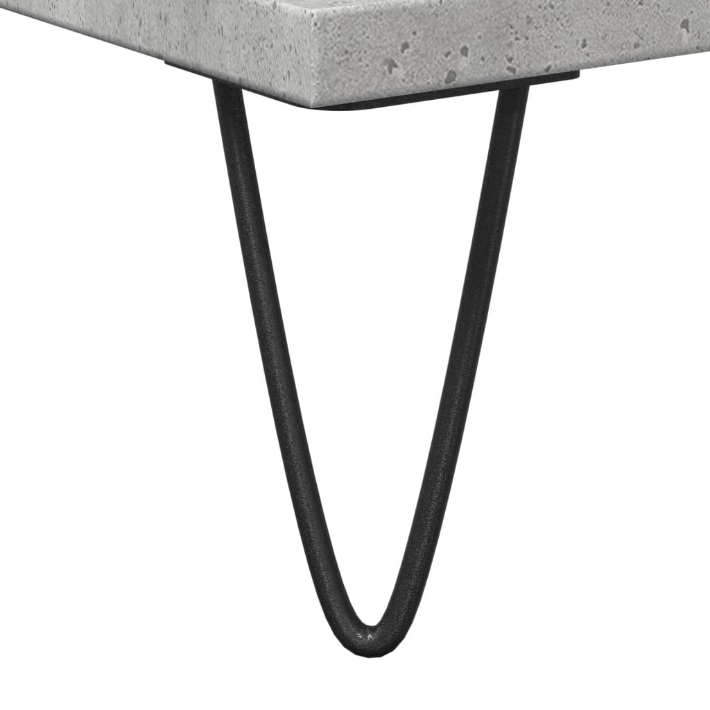 Badkamerkast 30x30x190 cm bewerkt hout betongrijs – afbeelding 9