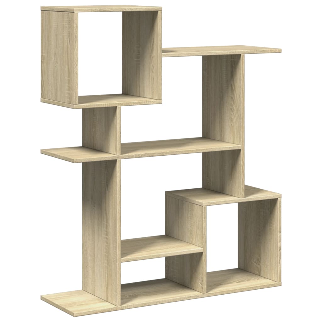 Kamerscherm / boekenkast 92x29x112 cm hout sonoma eikenkleur – afbeelding 2