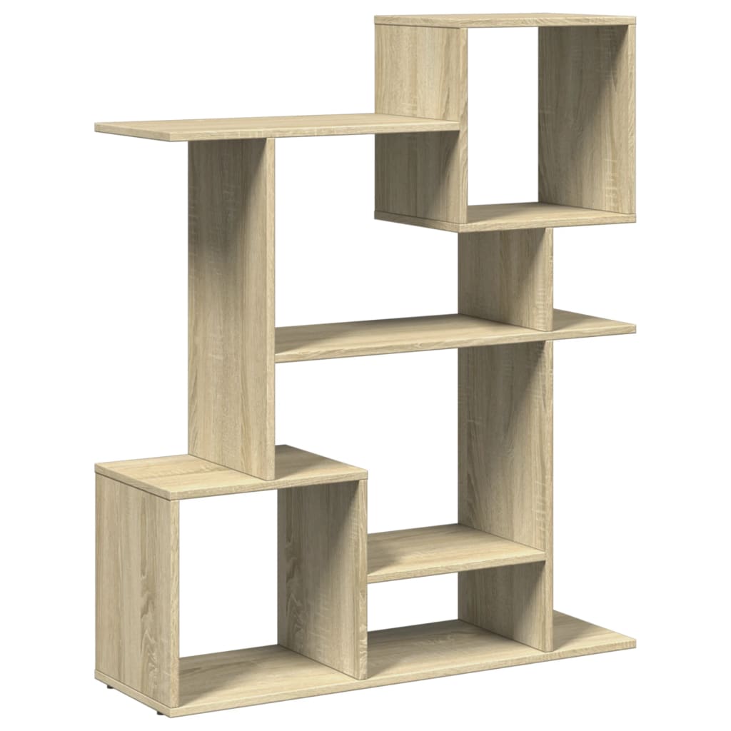 Kamerscherm / boekenkast 92x29x112 cm hout sonoma eikenkleur – afbeelding 6