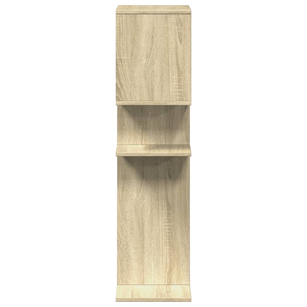Kamerscherm / boekenkast 92x29x112 cm hout sonoma eikenkleur – afbeelding 7
