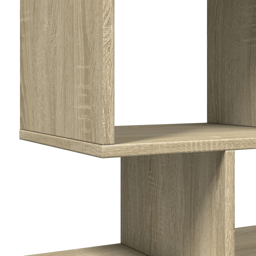 Kamerscherm / boekenkast 92x29x112 cm hout sonoma eikenkleur – afbeelding 8