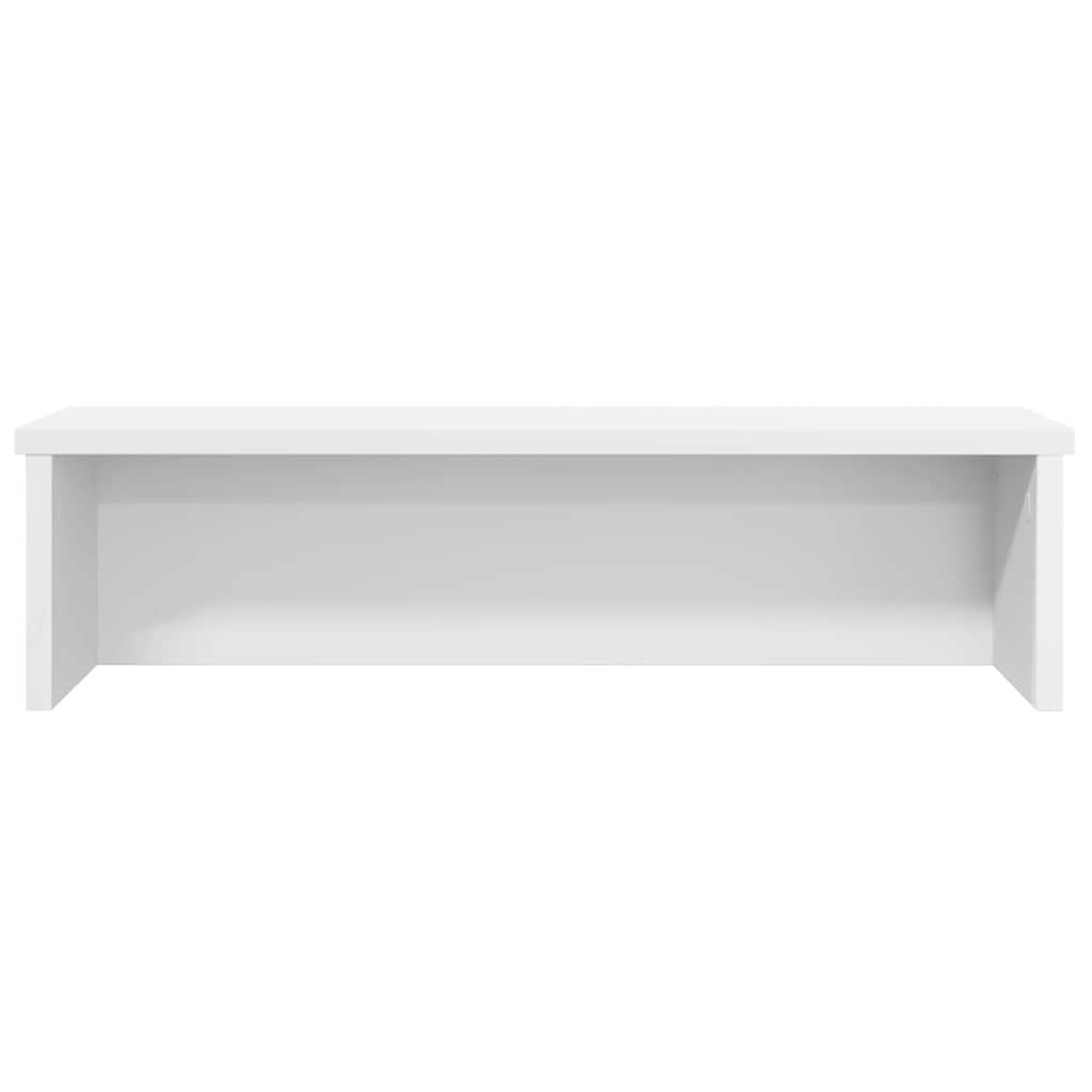Keukenrek stapelbaar 50x15x16 cm bewerkt hout wit – afbeelding 3