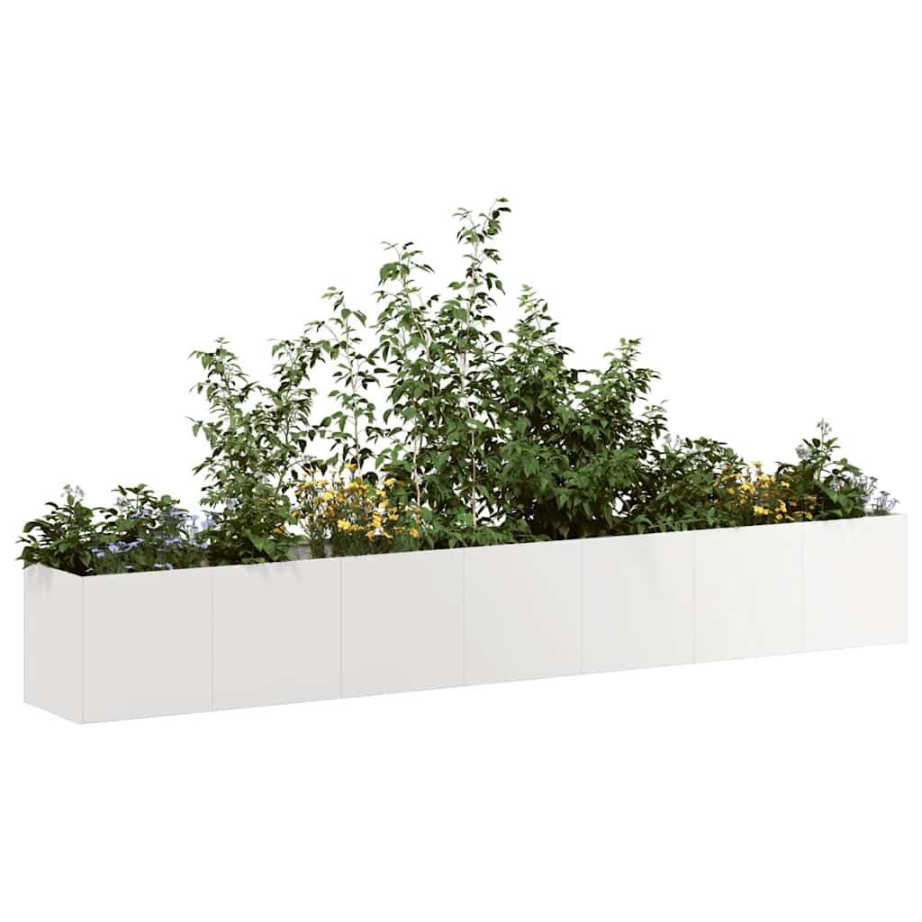 Plantenbak 280x40x40 cm roestvrij staal – afbeelding 1