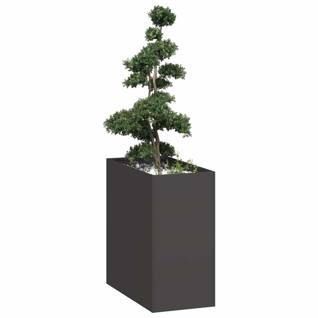 Plantenbak 40x80x80 cm staal zwart