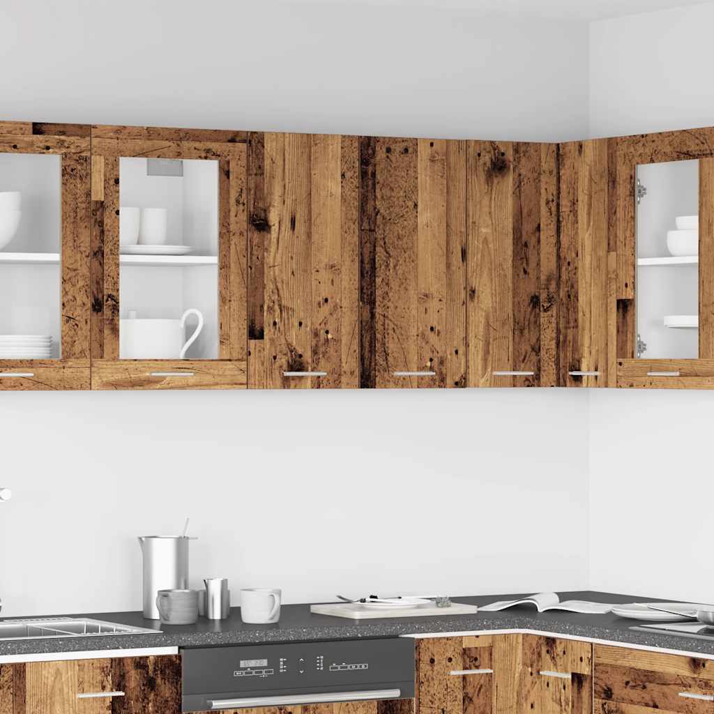 Keukenbovenkast Lyon 60x31x60 cm bewerkt hout oud hout