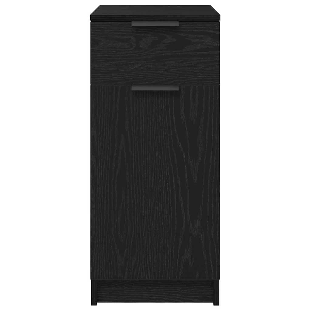 Kantoor kast Zwart Eiken 33 x 50 x 75 cm Bewerkt hout – afbeelding 7