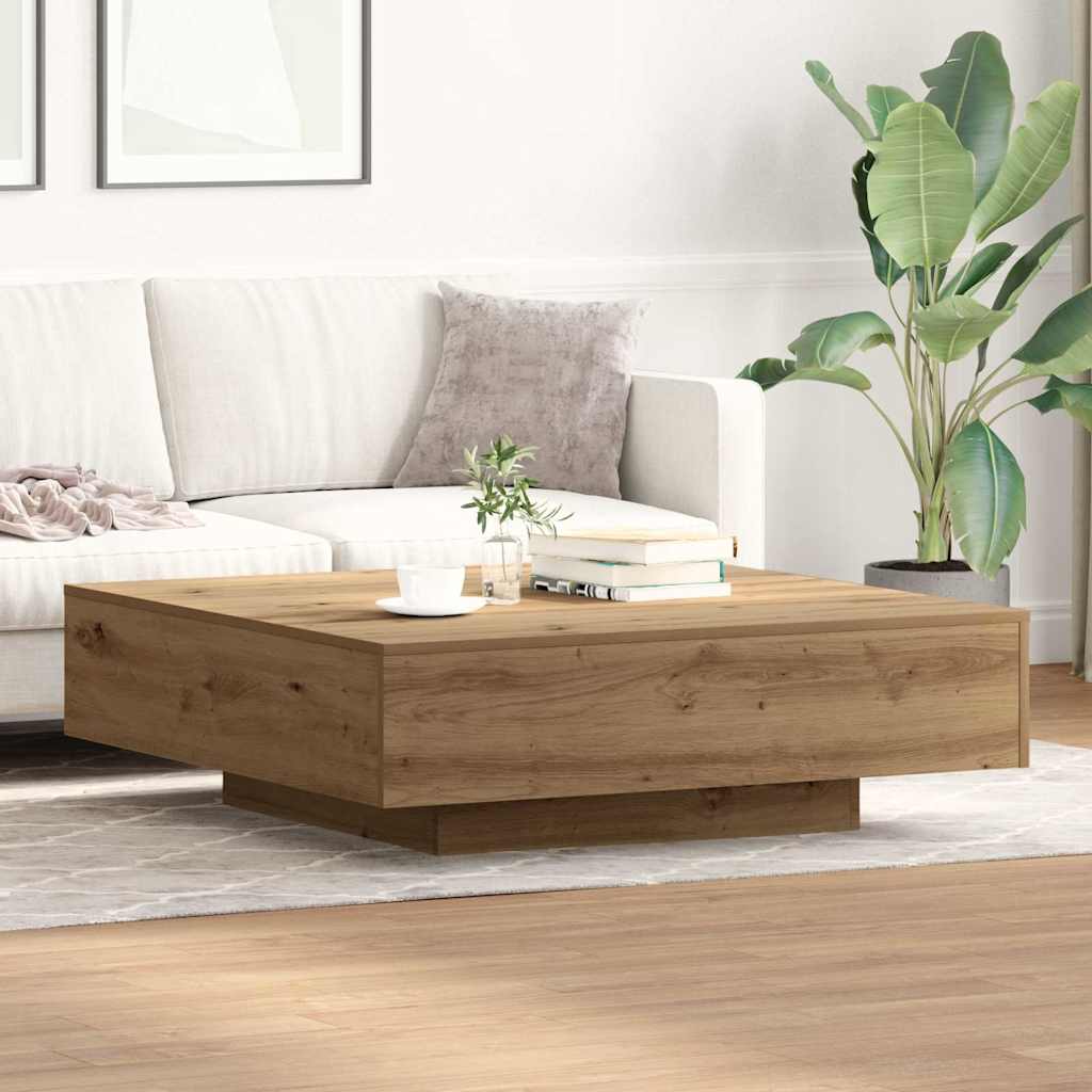 Salontafel Artisan Eiken 100 x 100 x 31 cm – afbeelding 1