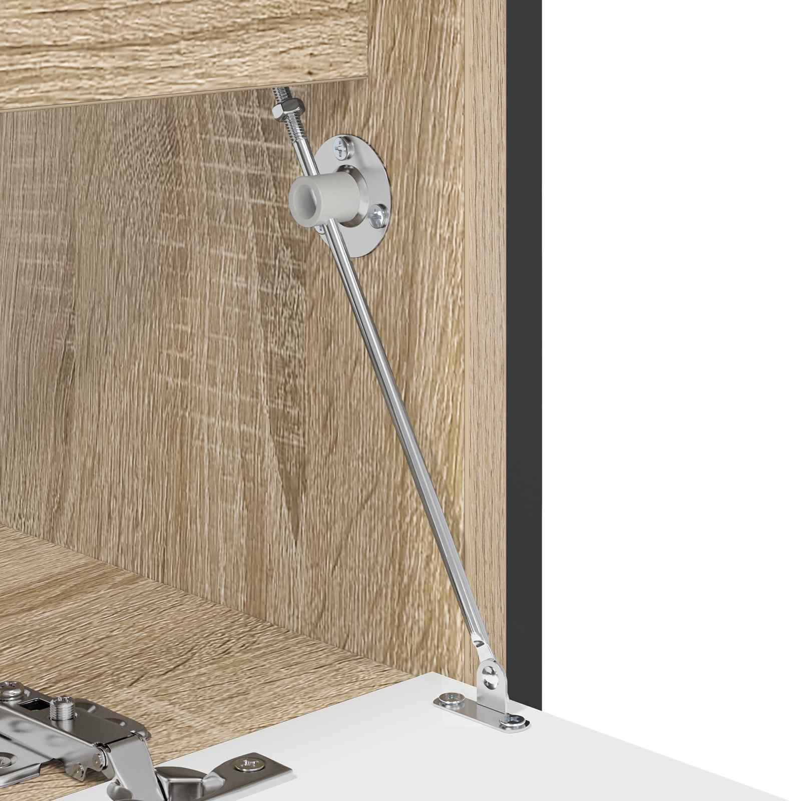 Deksel ondersteunend scharnier 12 pcs Zilver 194 x 36 x 18 mm