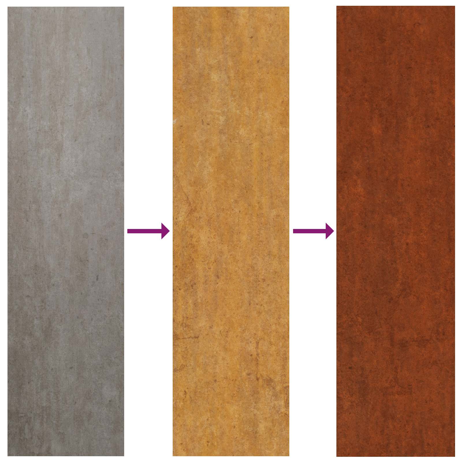 Plantenbak Roestig 80 x 80 x 48 cm weervast staal – afbeelding 11