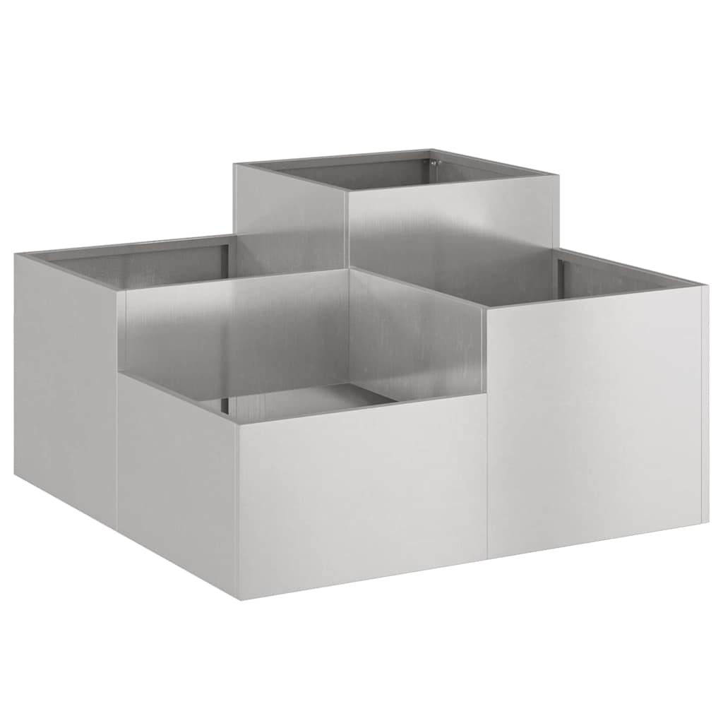 Plantenbak Roestig 80 x 80 x 48 cm weervast staal – afbeelding 5