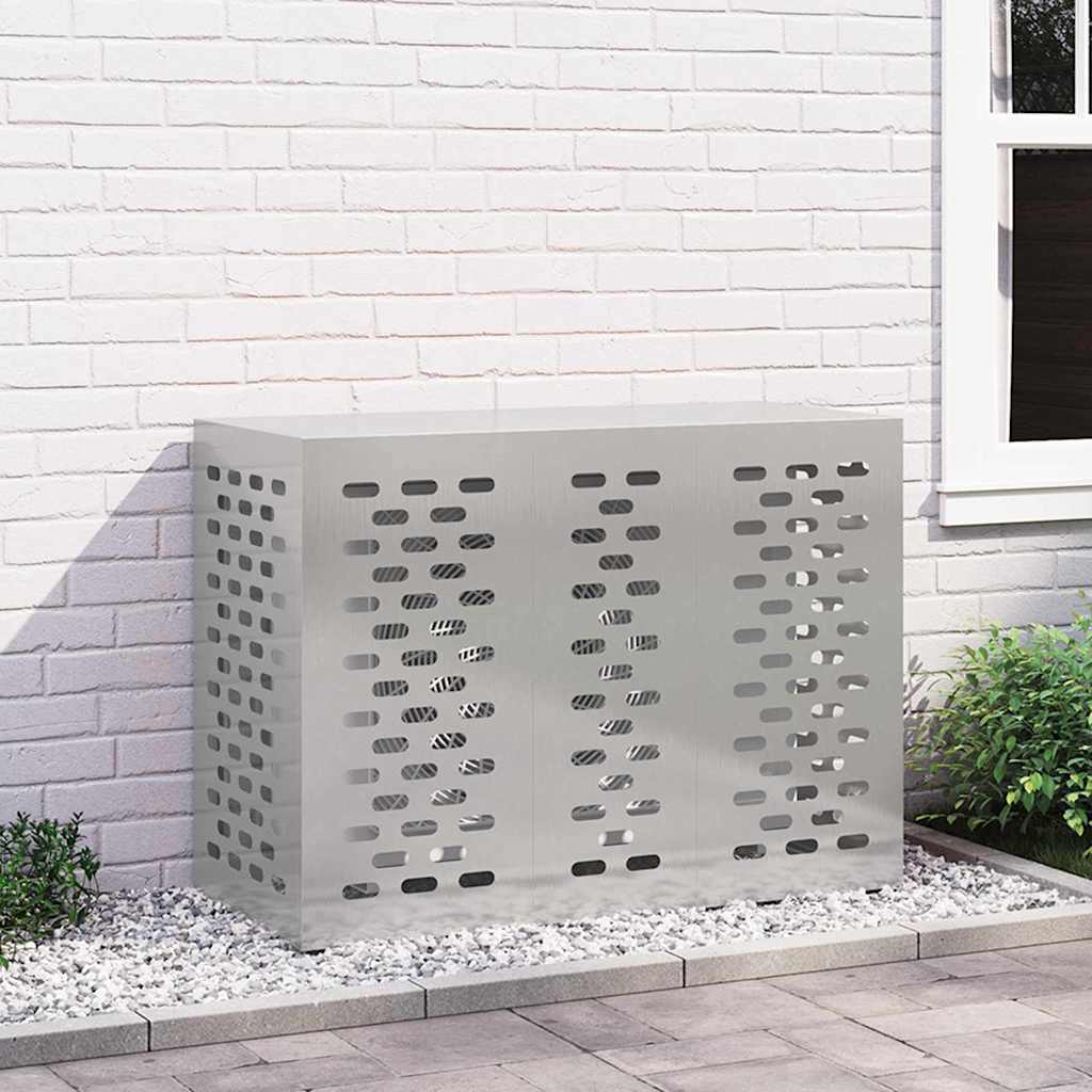 Airconditioner hoes Zilver 110 x 50 x 80 cm Roestvrij staal – afbeelding 1