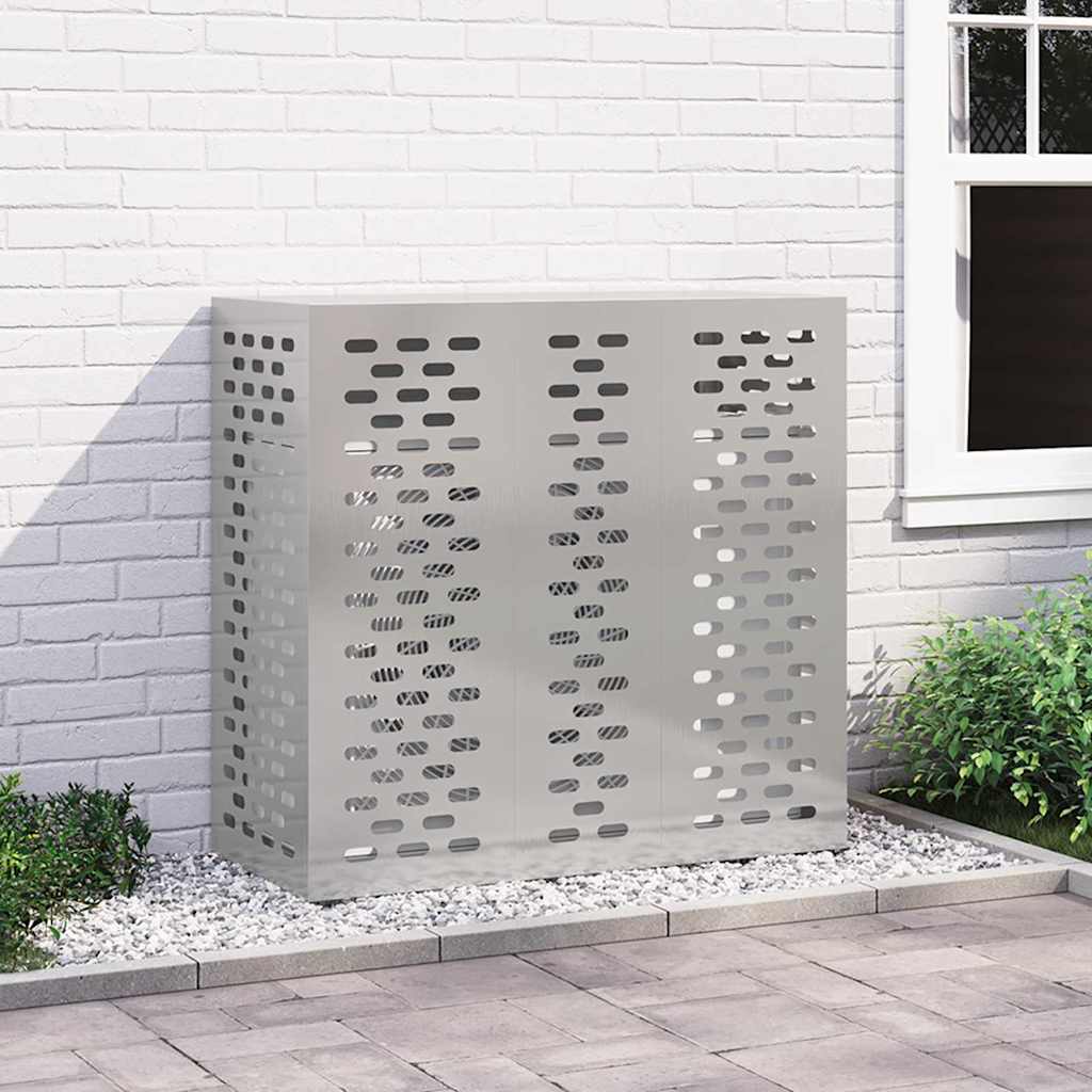 Airconditioner hoes Zilver 110 x 50 x 105 cm Roestvrij staal