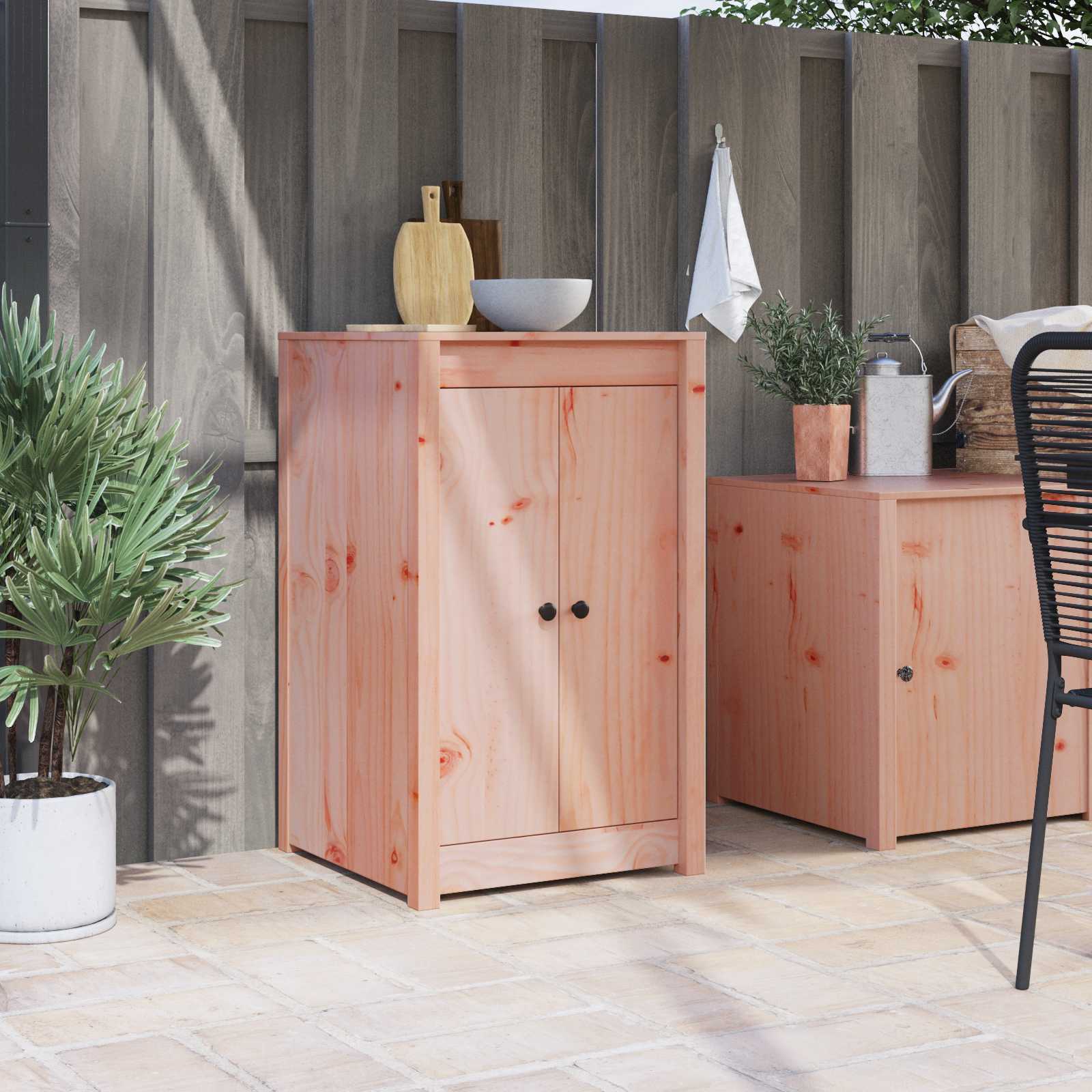 Keukendeur MEPPEL Bruin 50 x 9 x 82 cm massief douglas