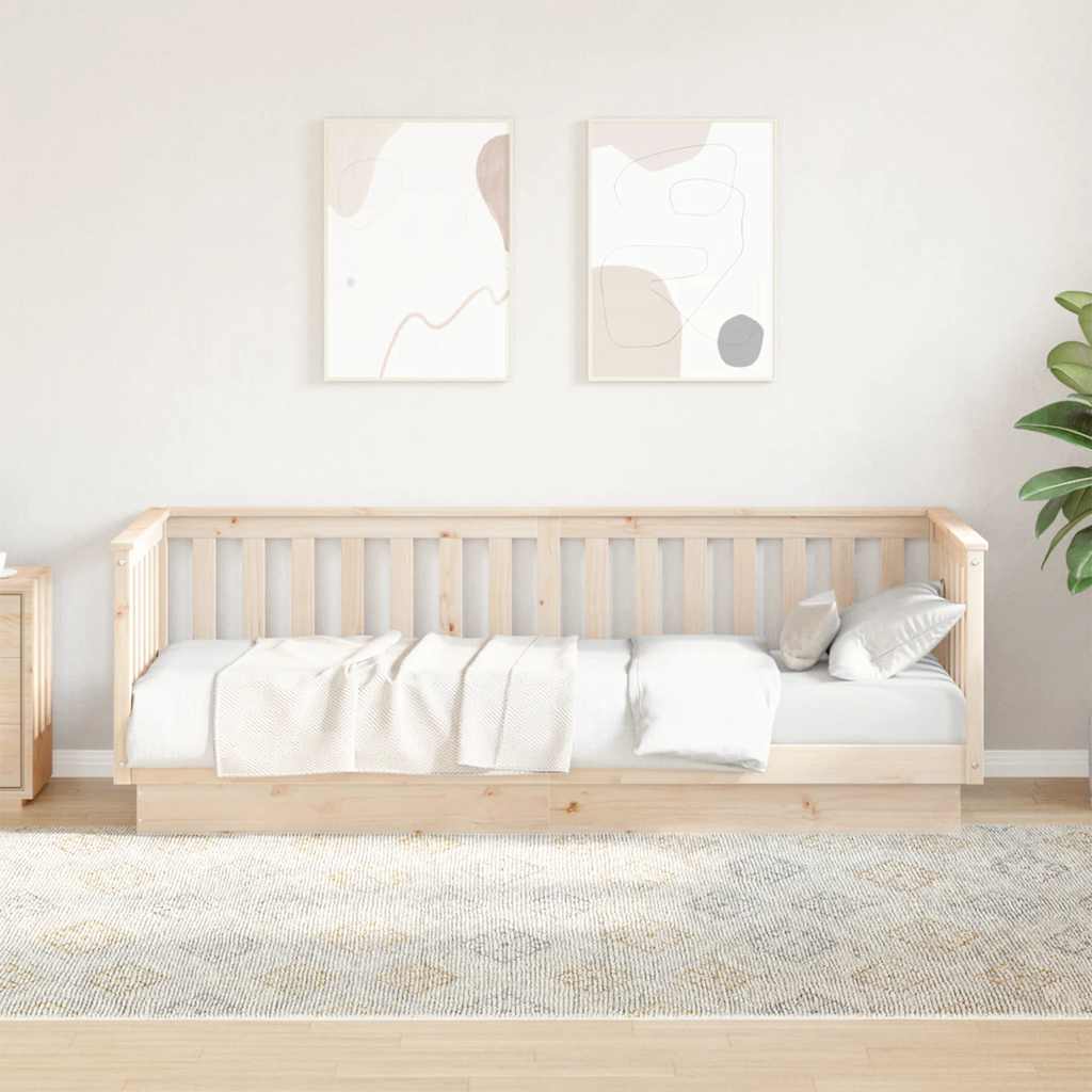 Dagbed zonder matras 90x200 cm massief grenenhout – afbeelding 1