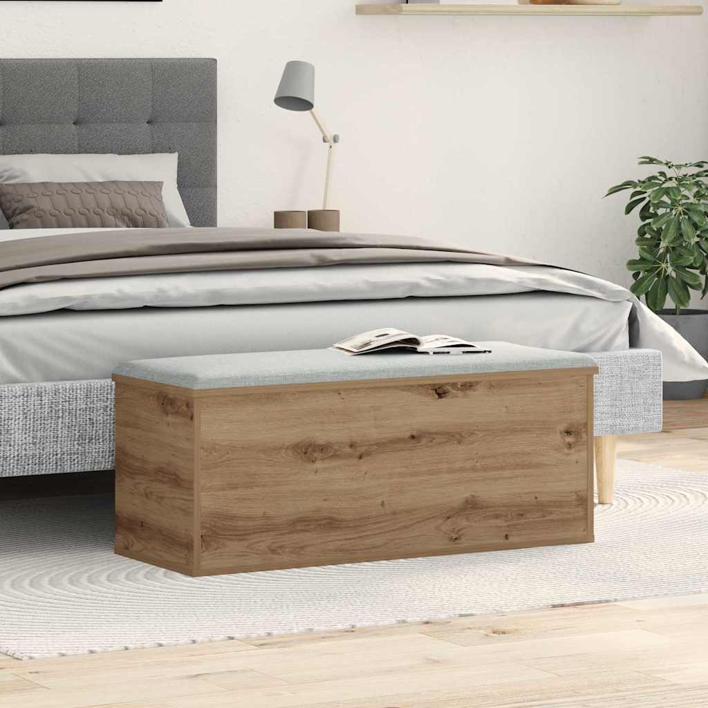 Opslagdoos Artisan Eiken 90 x 35 x 35 cm Bewerkt hout