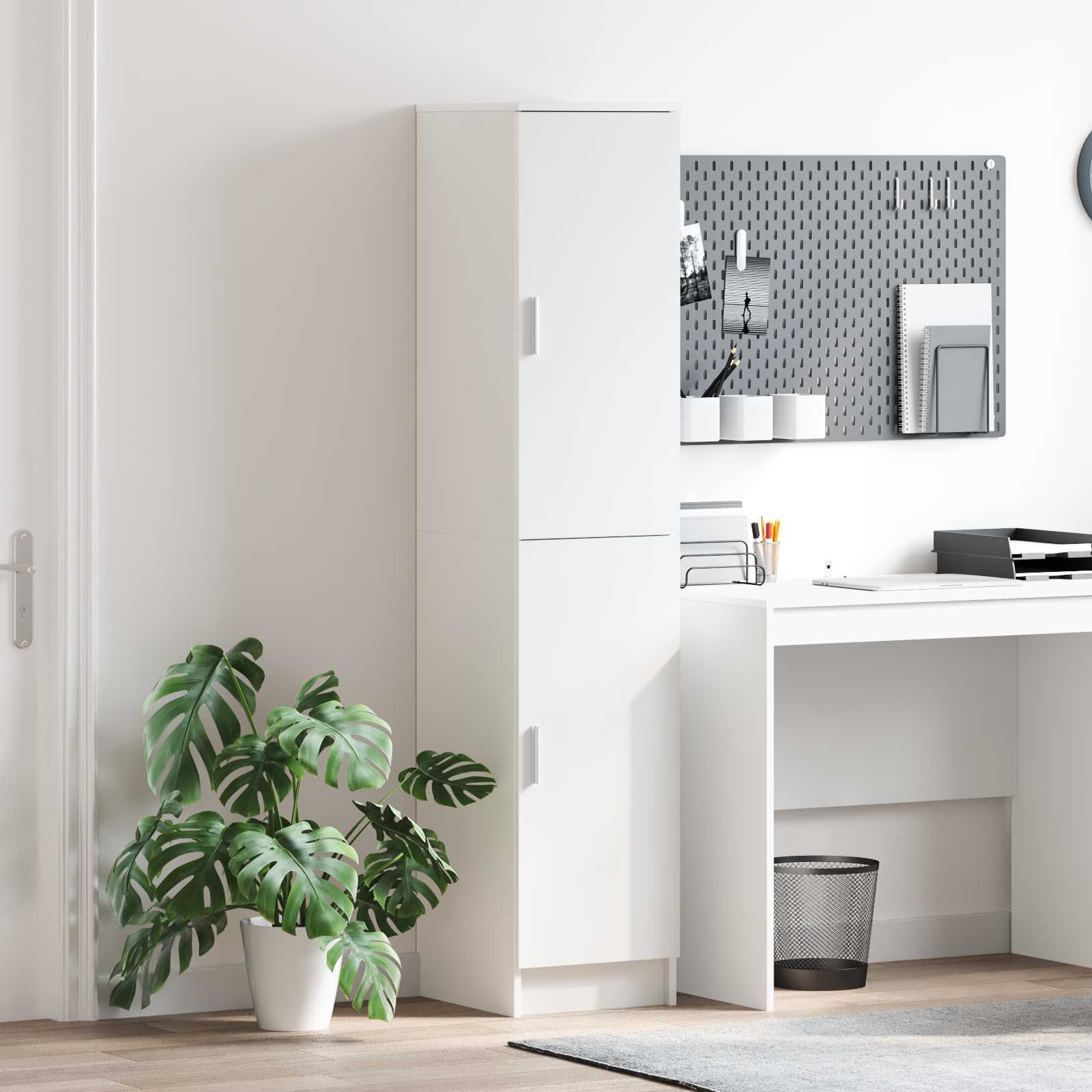 Hoge kast Wit 35 x 39 x 168 cm