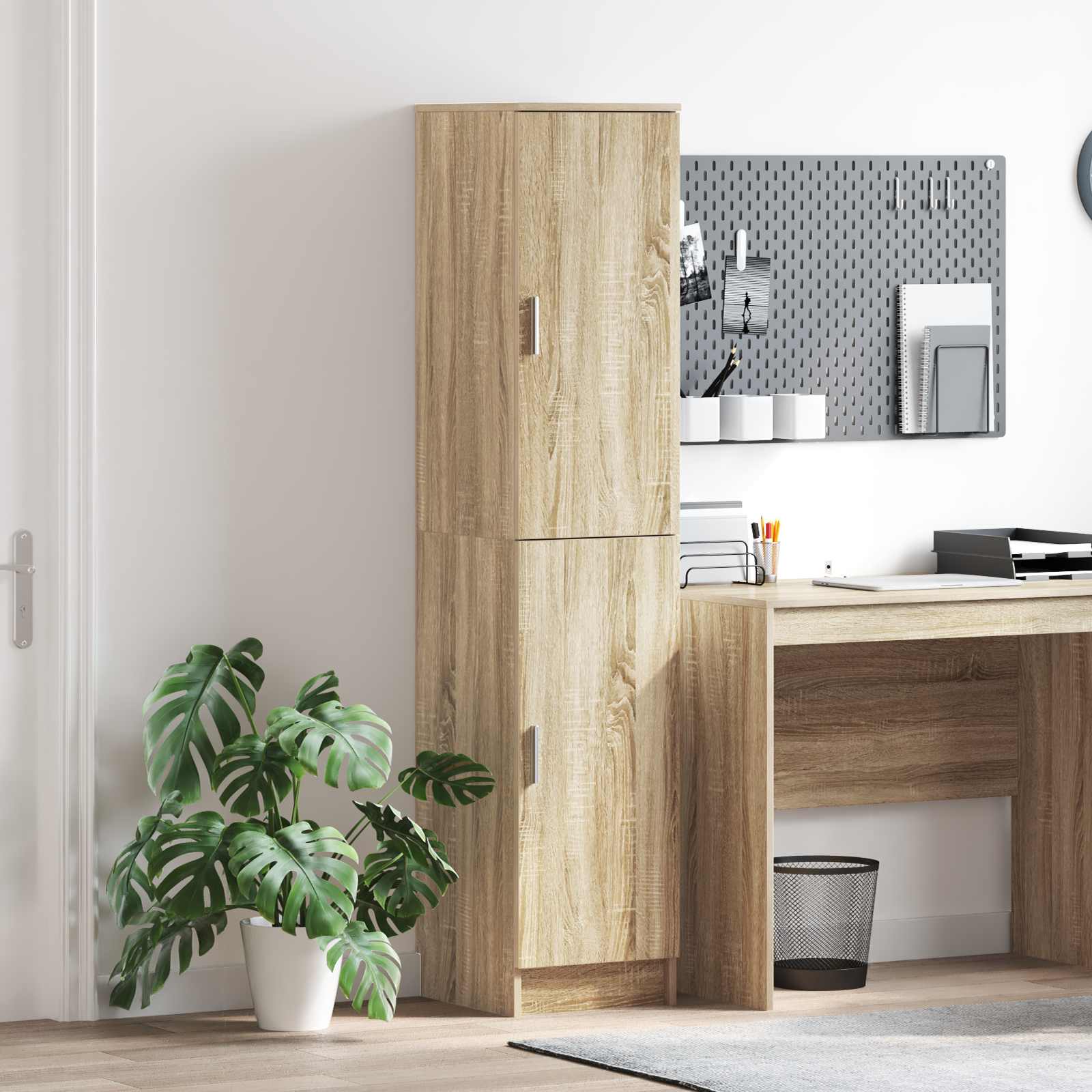 Hoge kast Sonoma Eiken 35 x 39 x 168 cm