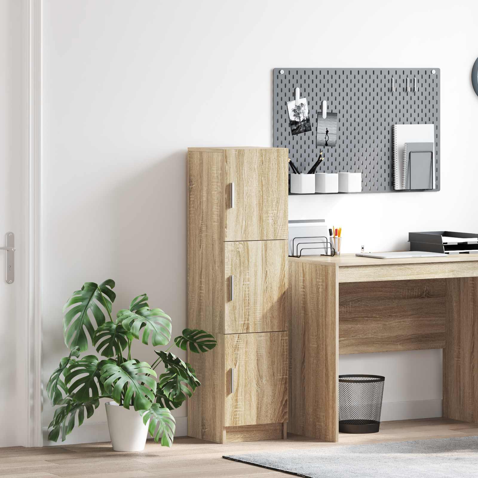 Hoge kast Sonoma Eiken 31.5 x 32 x 122.5 cm