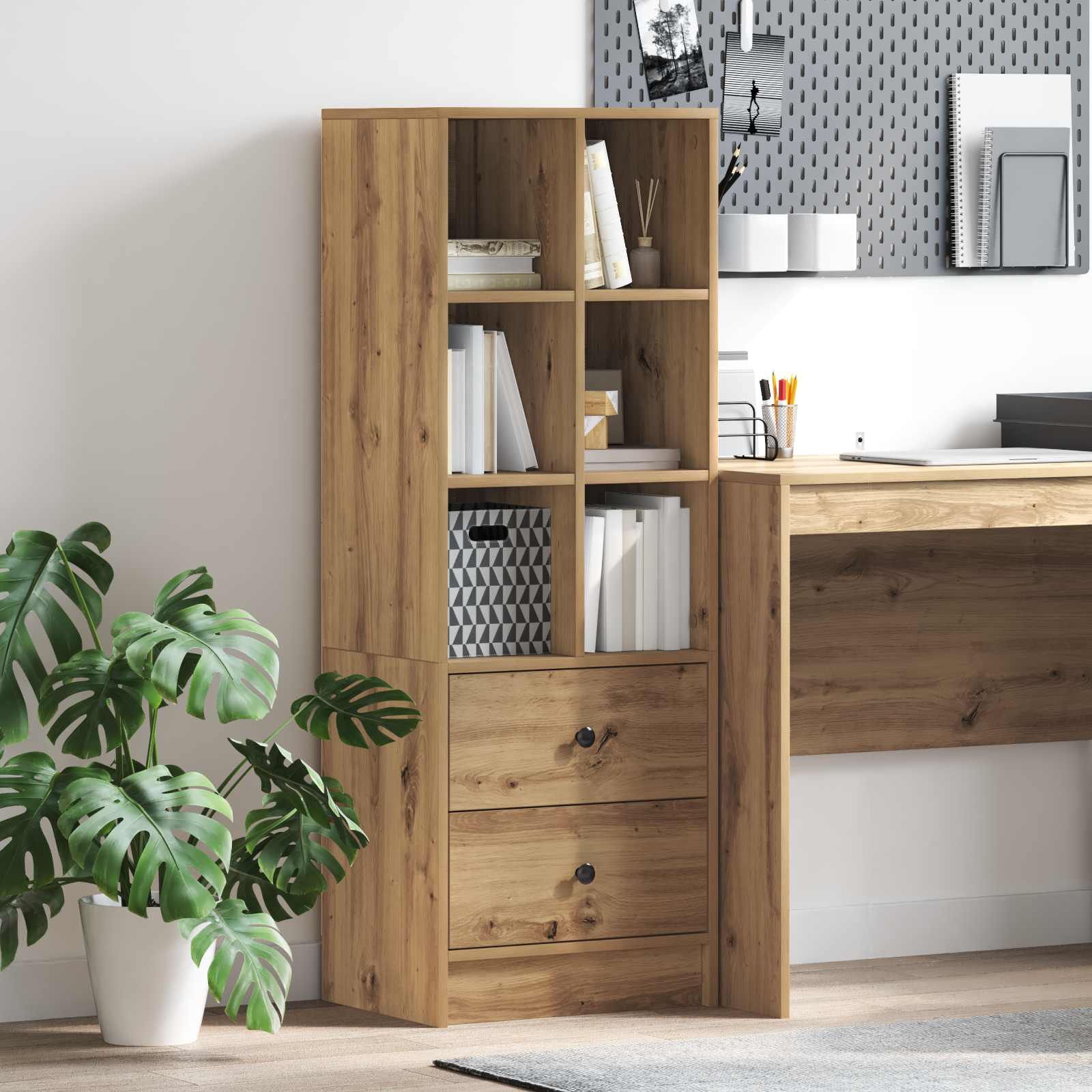 Hoge kast Artisan Eiken 45,5 x 34 x 127 cm