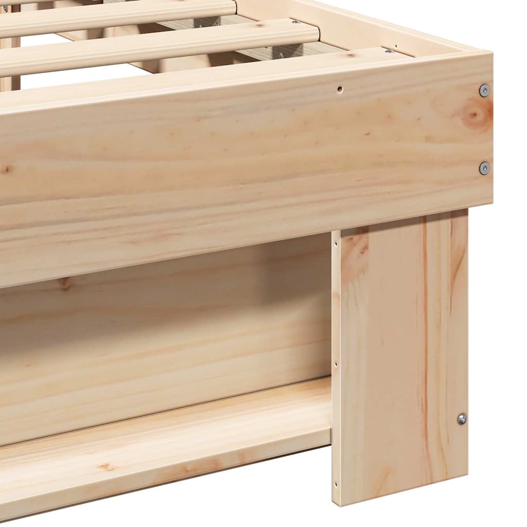Grenen bedframe 180 x 200 cm – afbeelding 9