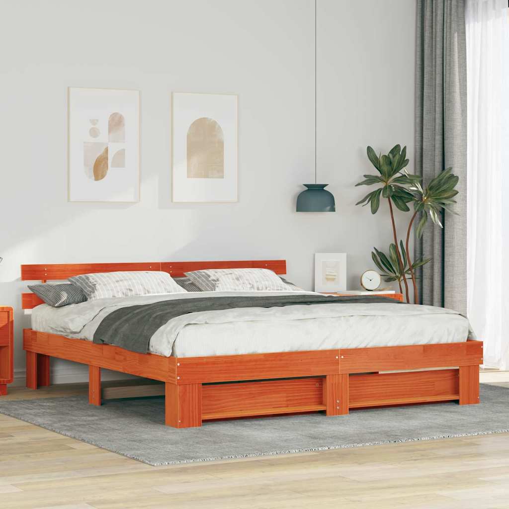 Queen Bedframe 180 x 200 cm – afbeelding 1