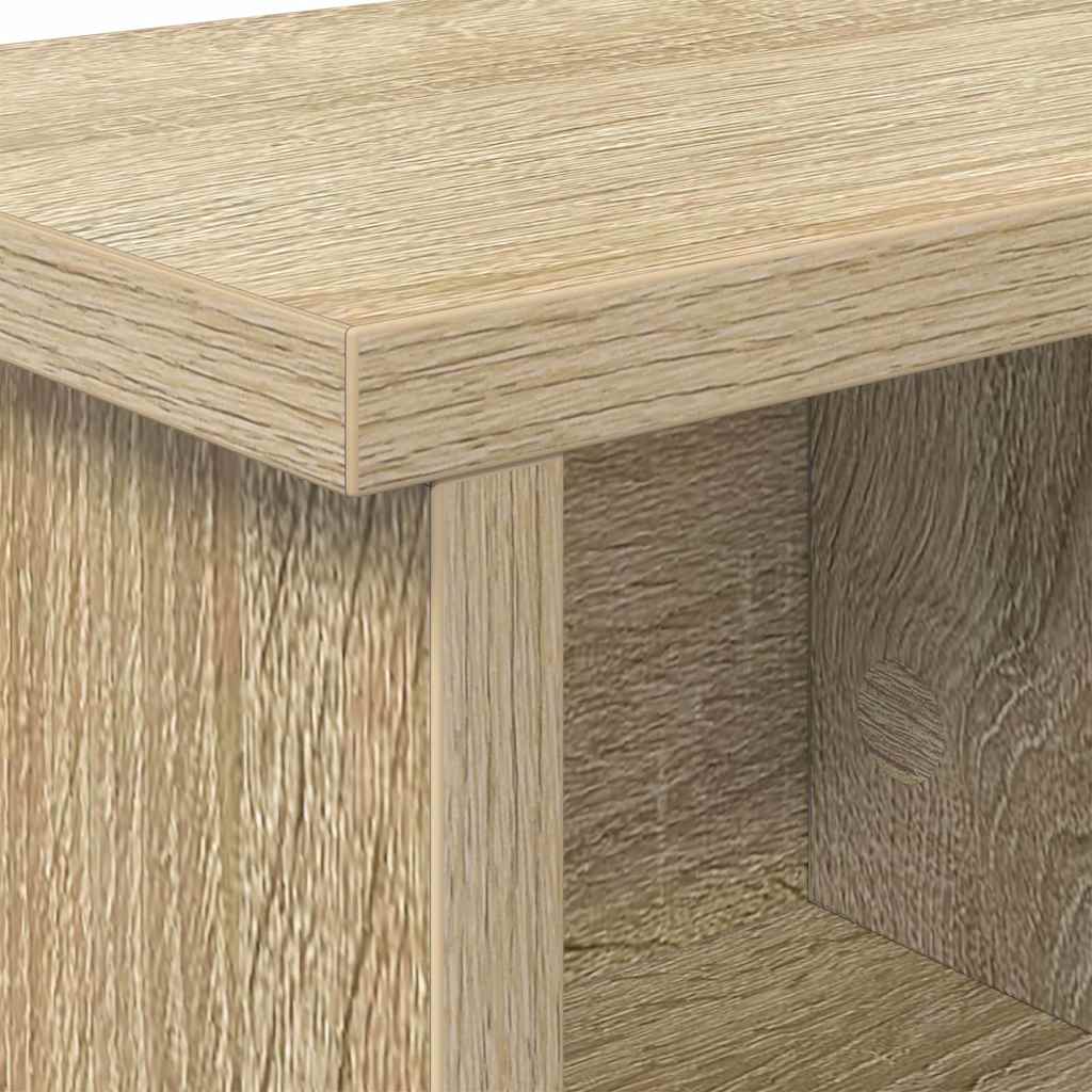 Wandgemonteerde kapstok met plank Sonoma Eiken 75 x 16 x 26 cm – afbeelding 8