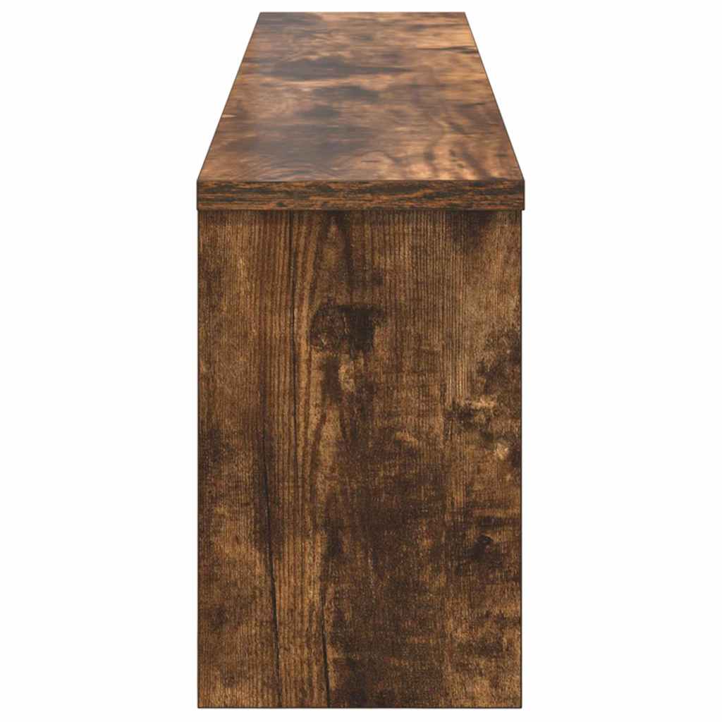 Wandgemonteerde kapstok Gerookt eiken 100 x 16 x 26 cm – afbeelding 6