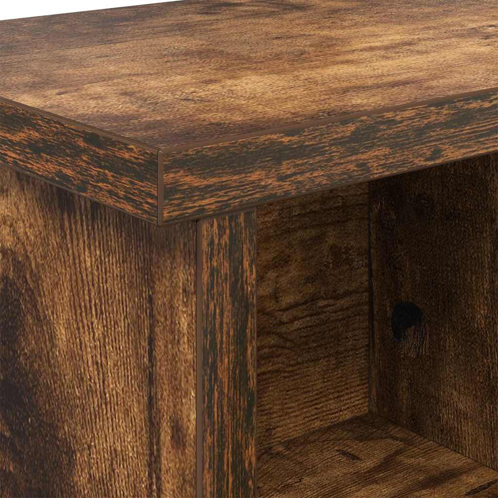 Wandgemonteerde kapstok Gerookt eiken 100 x 16 x 26 cm – afbeelding 8
