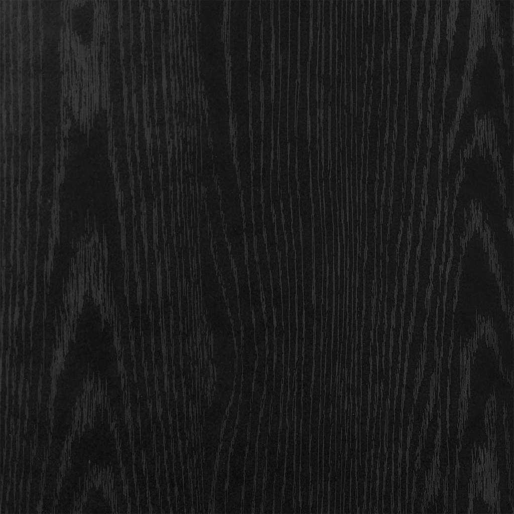 Wandgemonteerde kapstok Zwart Eiken 60 x 10,5 x 18 cm – afbeelding 10