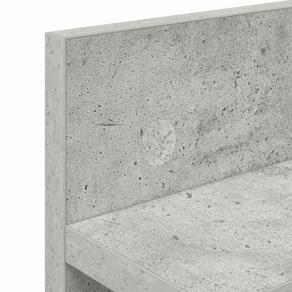 Wandgemonteerde kapstok Beton Grijs 60 x 10,5 x 18 cm – afbeelding 8