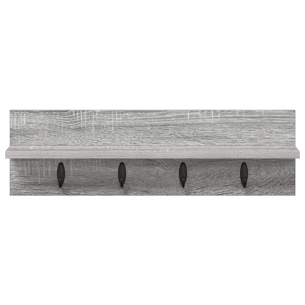 Wandgemonteerde kapstok Grijs Sonoma 60 x 10,5 x 18 cm – afbeelding 5