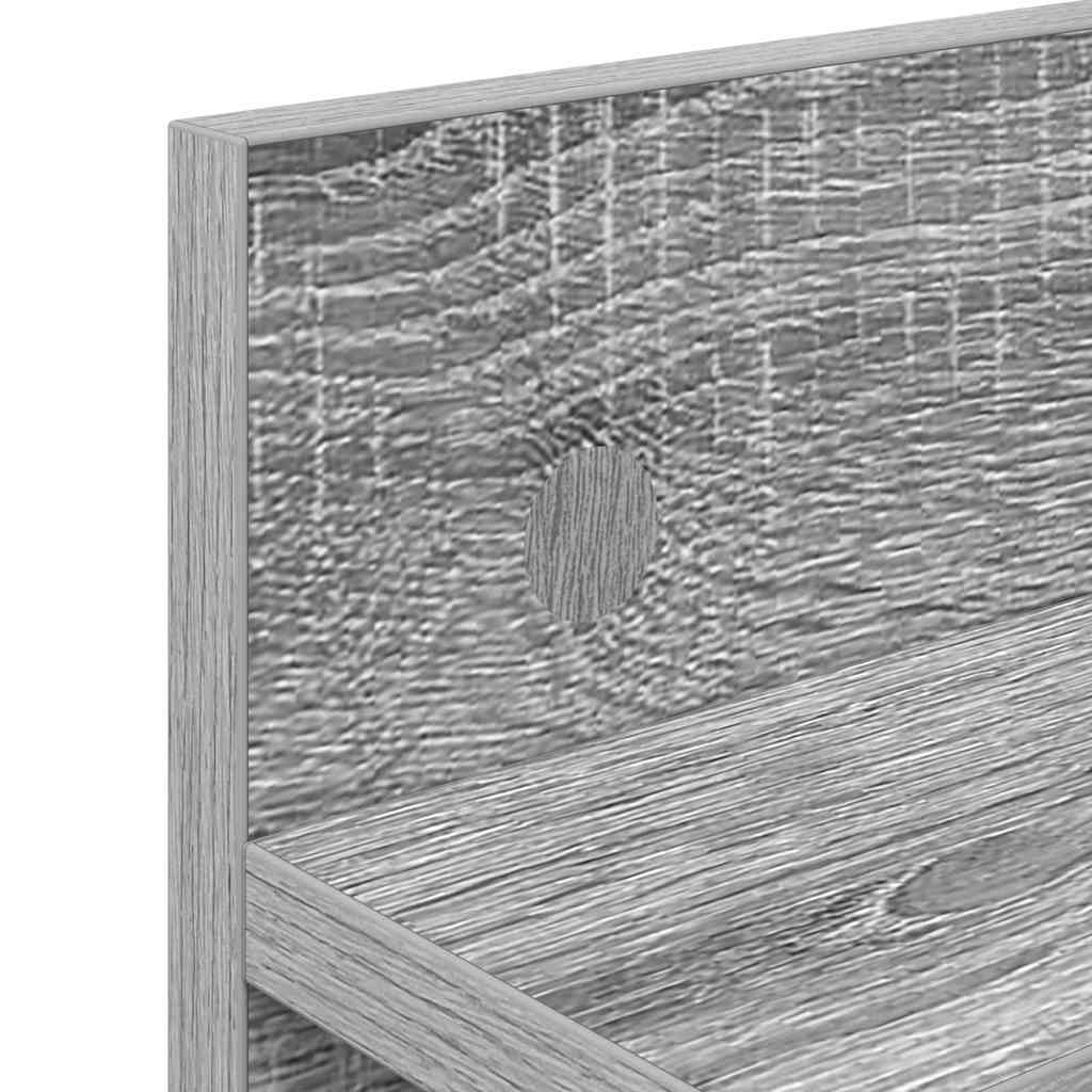 Wandgemonteerde kapstok Grijs Sonoma 60 x 10,5 x 18 cm – afbeelding 8