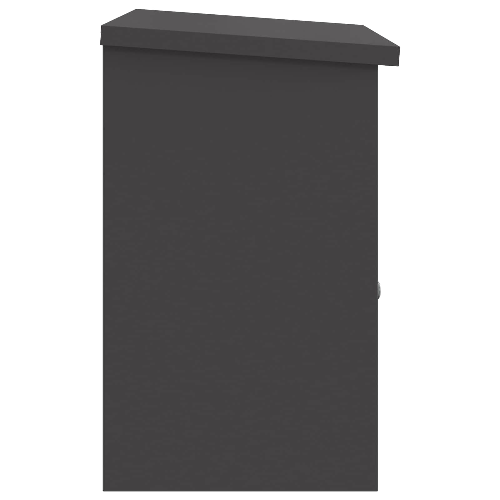 Pakket inwerp box met opslag Zwart 47,5 x 38 x 59 cm Staal – afbeelding 6