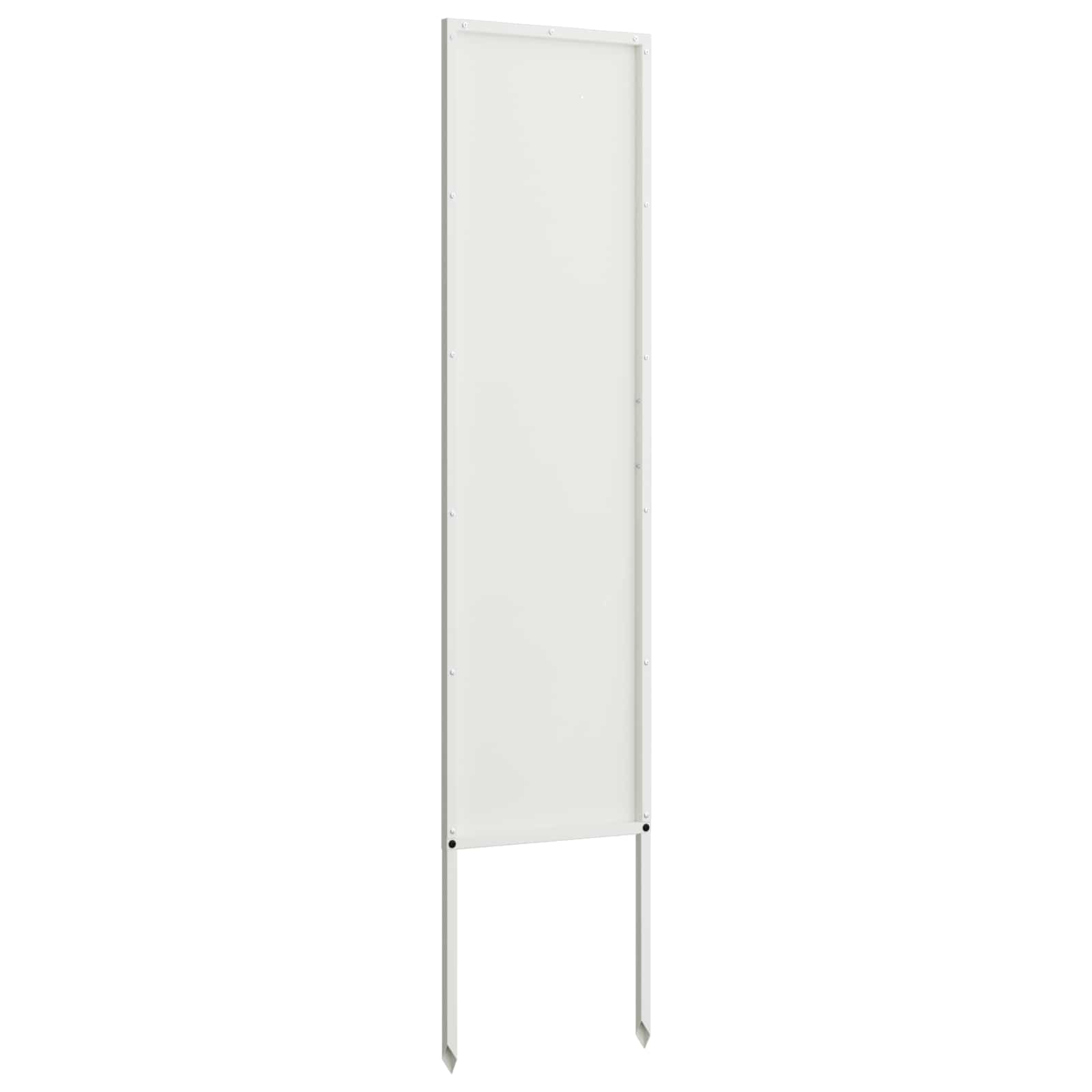 Tuin Privacy Screen Fretwerk Wit 32 x 140 cm Koudgewalst staal – afbeelding 5