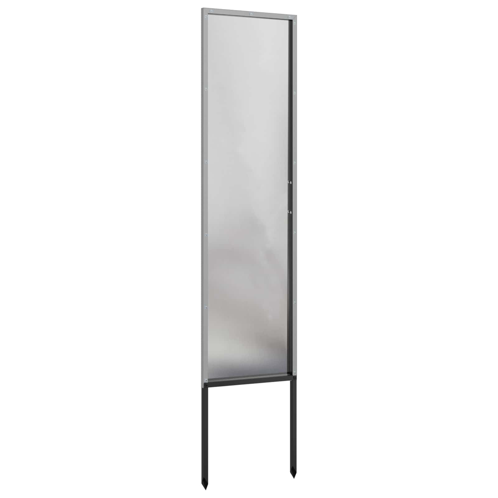 Tuin Privacy Screen Fretwerk Zilver 32 x 140 cm Roestvrij staal – afbeelding 5