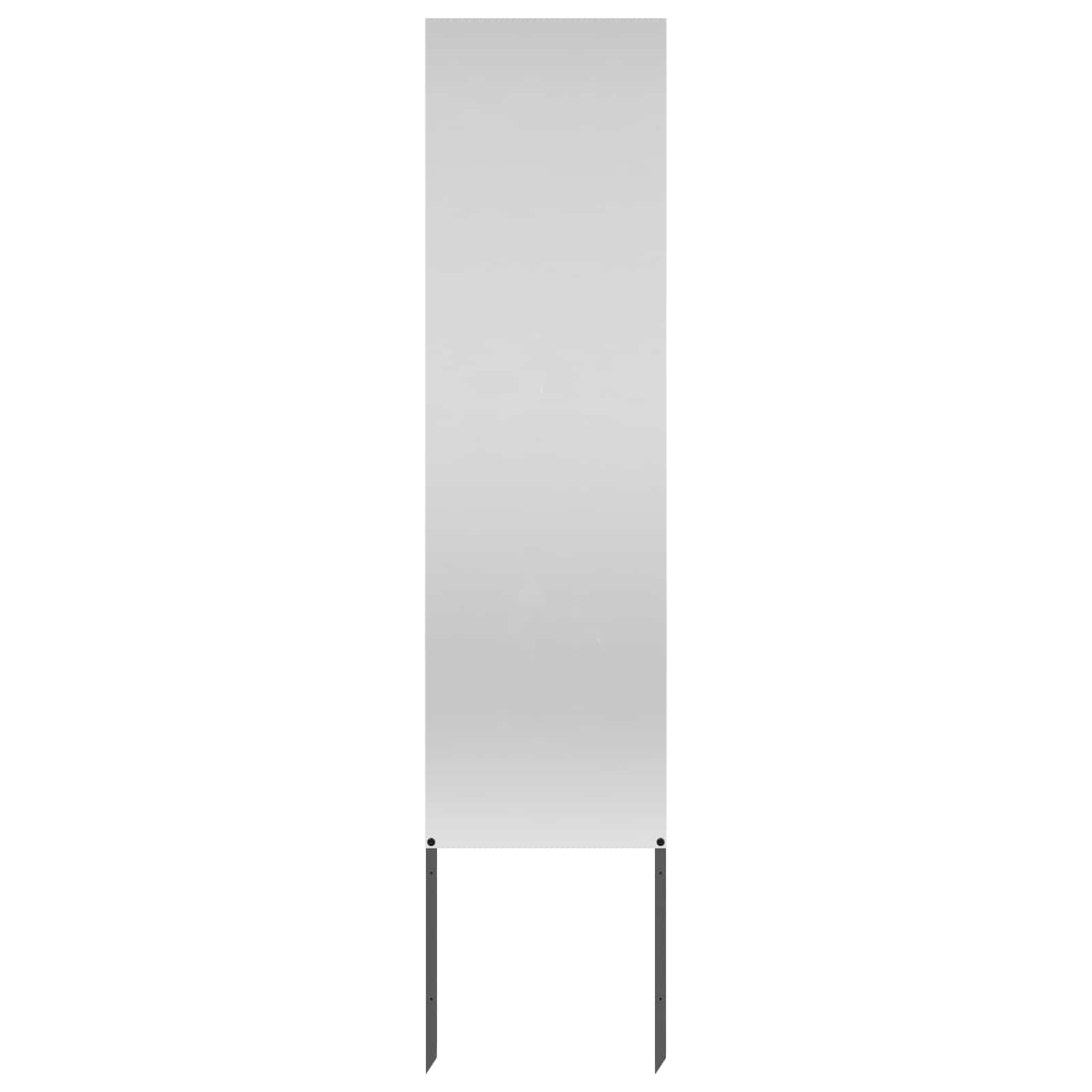 Tuin Privacy Screen Zilver 32 x 140 cm Gegalvaniseerd staal – afbeelding 2