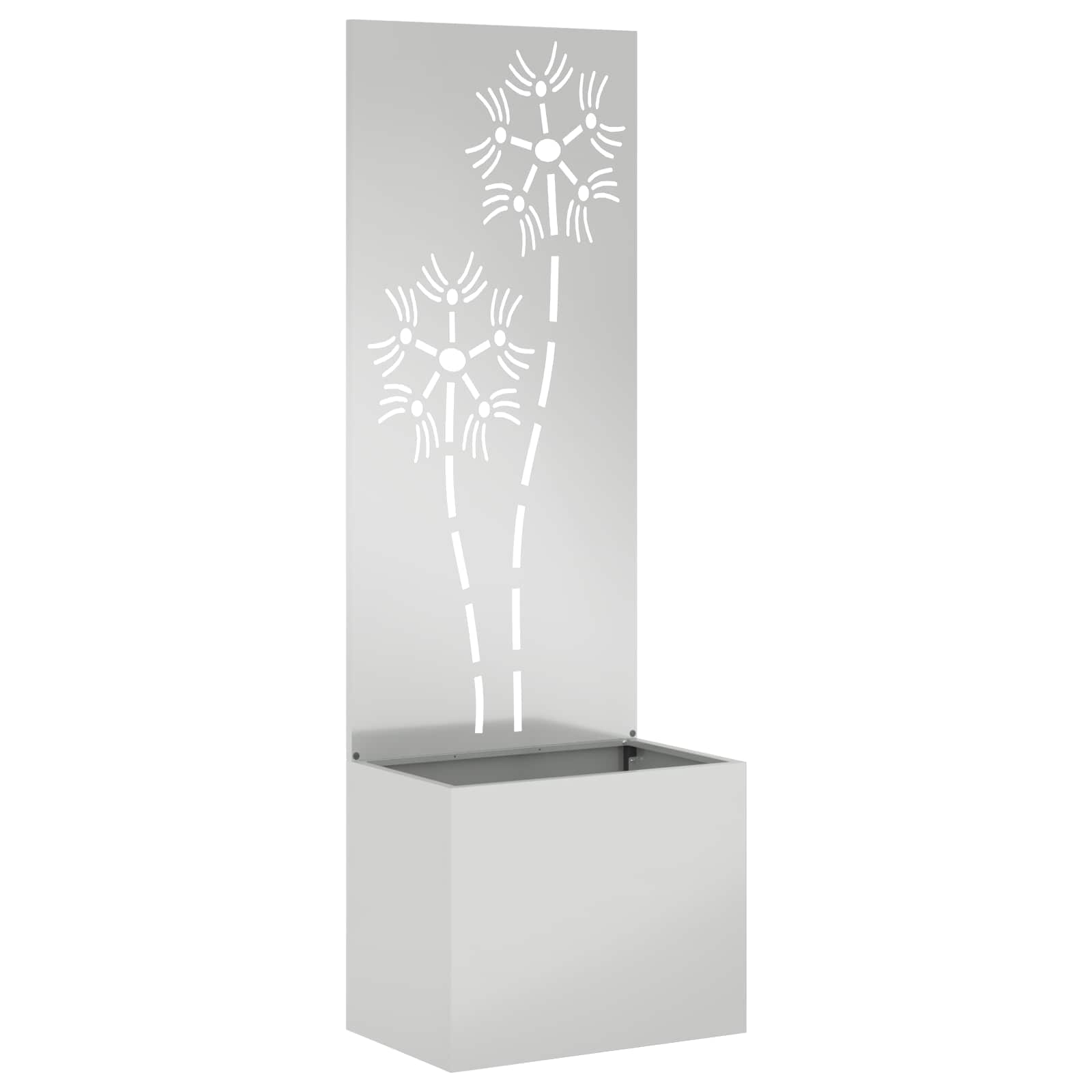 Tuin Privacy Screen Zilver 50 x 150 cm Gegalvaniseerd staal
