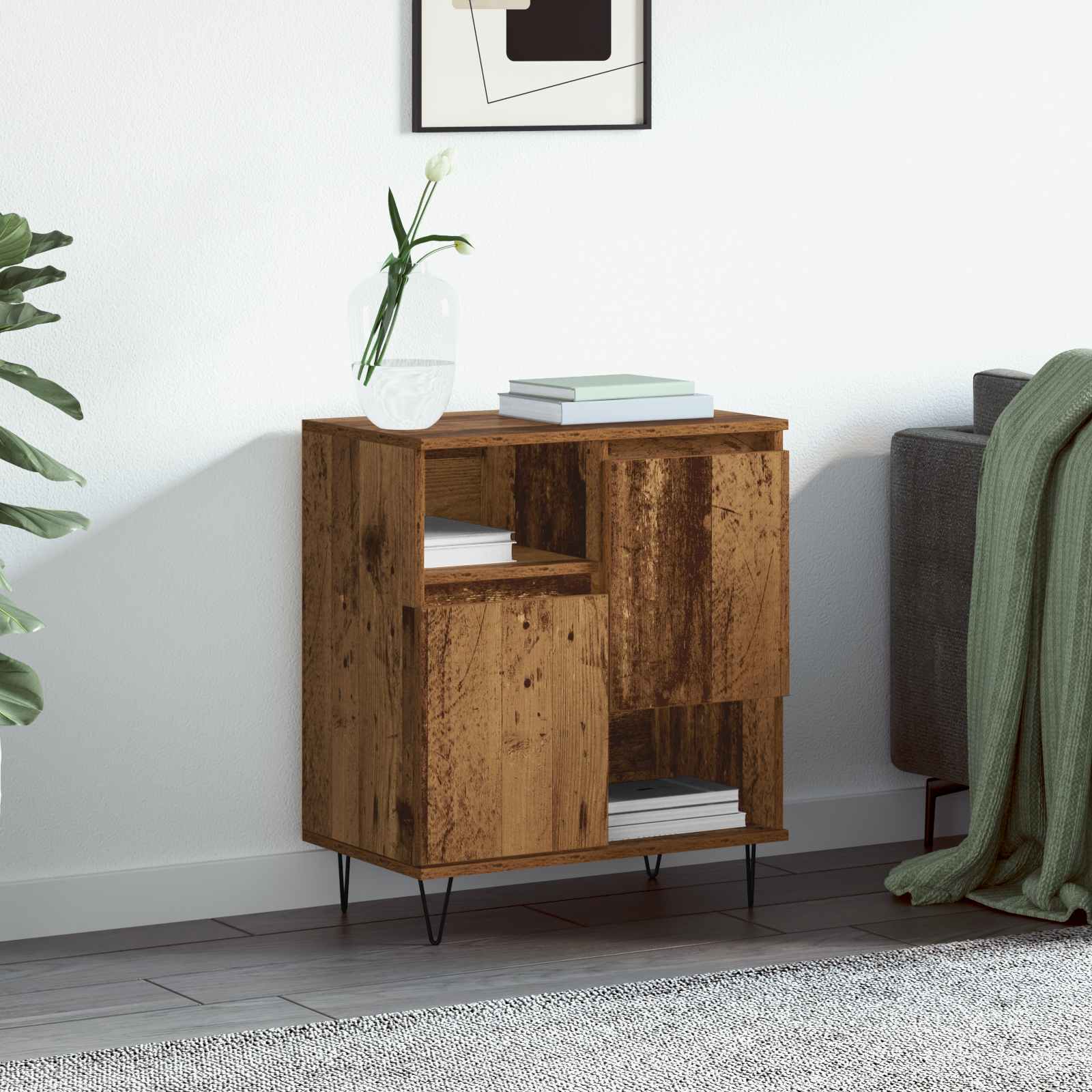 Dressoir Oudhout 60 x 35 x 70 cm