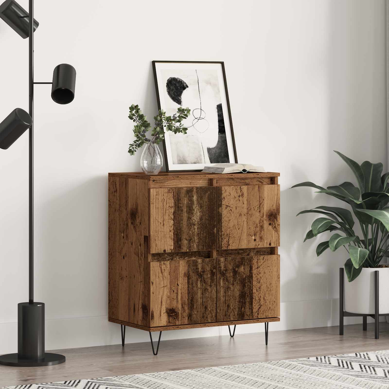 Dressoir Oudhout 60 x 35 x 70 cm