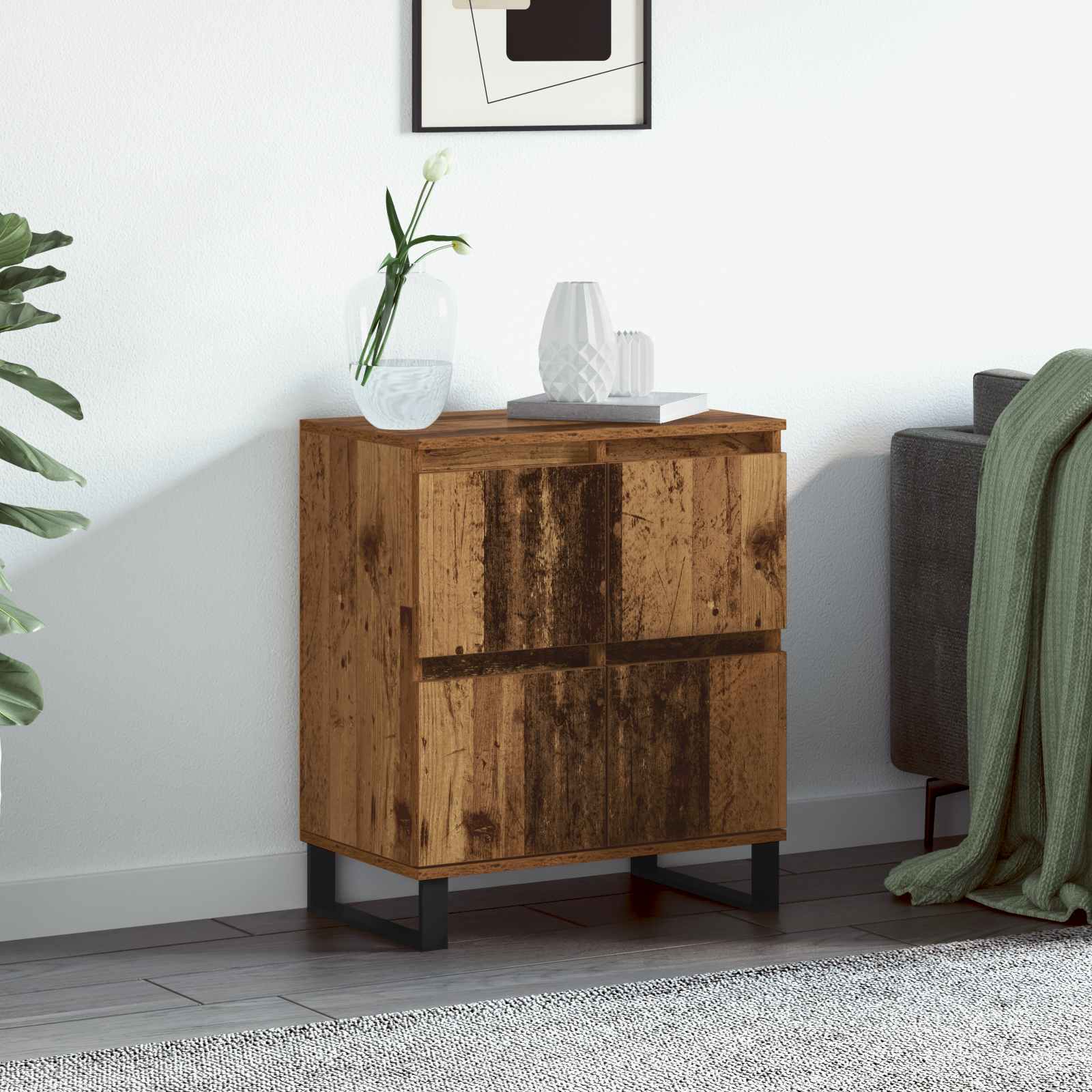 Dressoir Oudhout 60 x 35 x 70 cm
