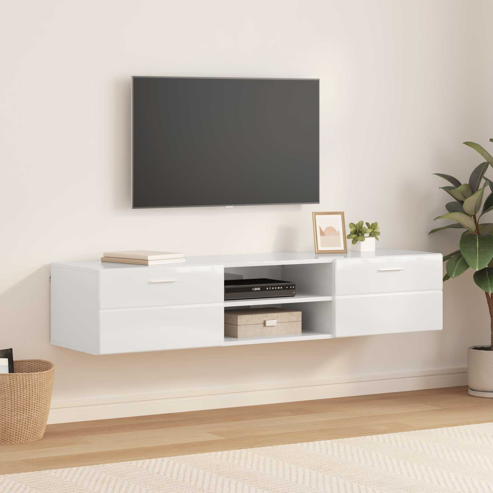 Houten Kast met lade Beton Grijs 150 x 39 x 30 cm Bewerkt hout