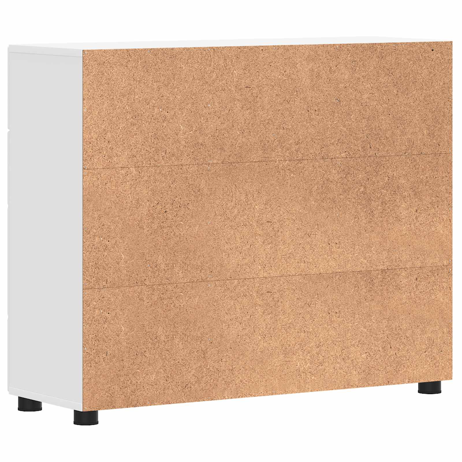 Houten Kast met lade Wit 88,5 x 30,5 x 73 cm Bewerkt hout – afbeelding 8