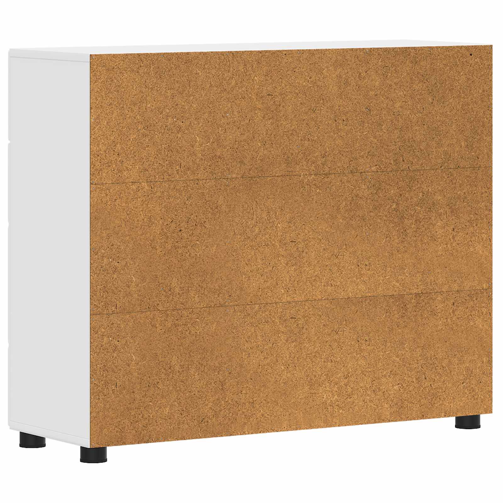 Houten Kast Hoogglans wit 88,5 x 30,5 x 73 cm Bewerkt hout – afbeelding 8