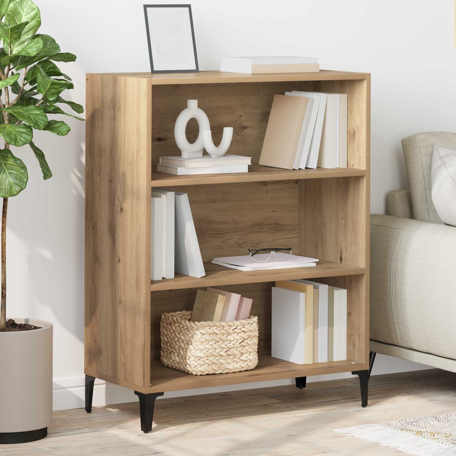 Dressoir Artisan Eiken 69,5 x 32,5 x 90 cm Bewerkt hout
